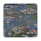 Water Lilies by Claude Monet Square Fridge Magnet - FRONT