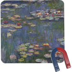 Water Lilies by Claude Monet Square Fridge Magnet