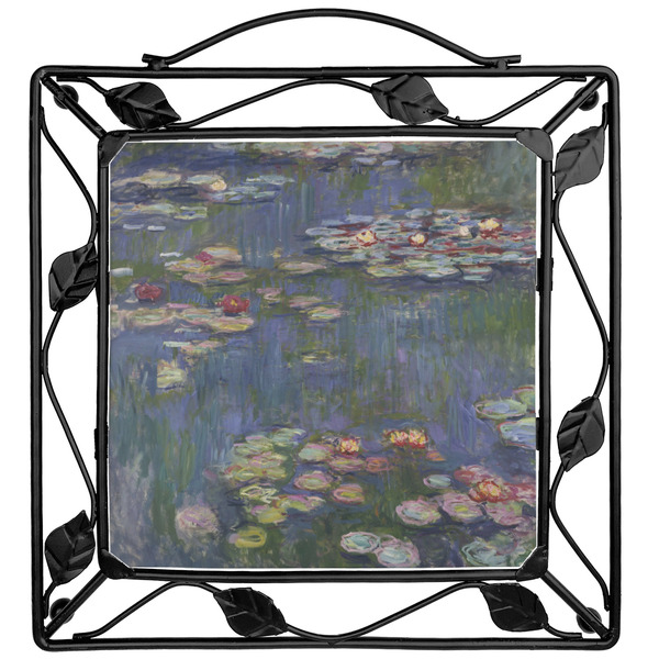 Custom Water Lilies by Claude Monet Square Trivet
