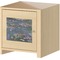 Water Lilies by Claude Monet Square Wall Decal on Wooden Cabinet