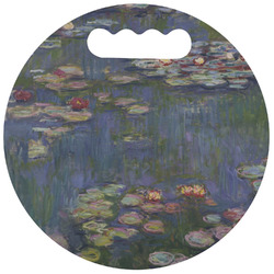Water Lilies by Claude Monet Stadium Cushion (Round)