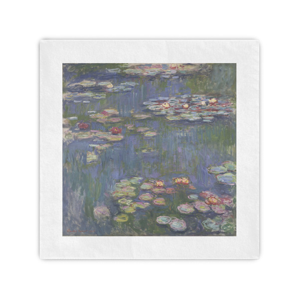 Custom Water Lilies by Claude Monet Standard Cocktail Napkins