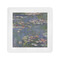 Water Lilies by Claude Monet Standard Cocktail Napkins - Front View