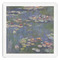 Water Lilies by Claude Monet Paper Dinner Napkin - Front View