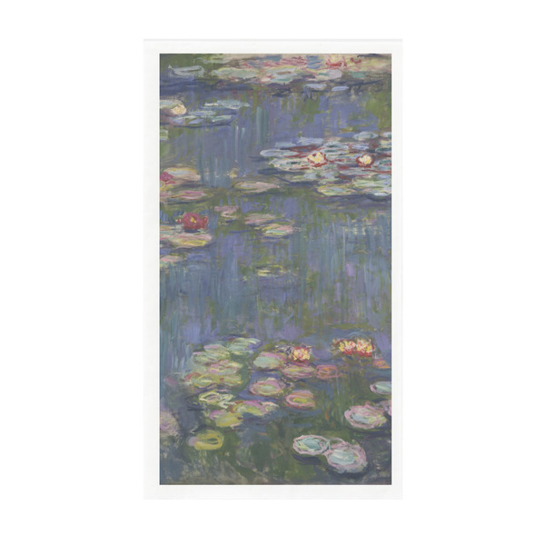 Custom Water Lilies by Claude Monet Guest Towels - Full Color - Standard