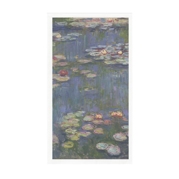 Custom Water Lilies by Claude Monet Guest Paper Towels - Full Color - Standard
