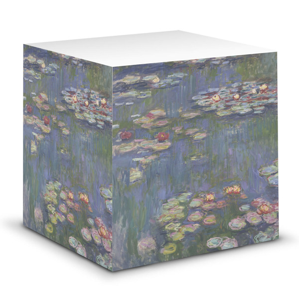Custom Water Lilies by Claude Monet Sticky Note Cube