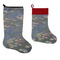 Water Lilies by Claude Monet Stockings - Side by Side compare