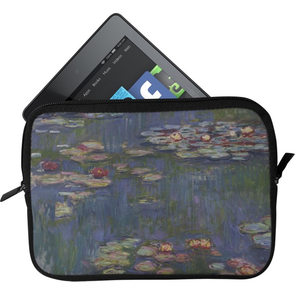 Custom Water Lilies by Claude Monet Tablet Case / Sleeve - Small