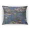 Water Lilies by Claude Monet Throw Pillow (Rectangular - 12x16)