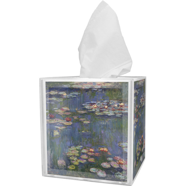 Custom Water Lilies by Claude Monet Tissue Box Cover