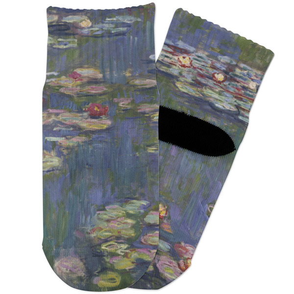 Custom Water Lilies by Claude Monet Toddler Ankle Socks