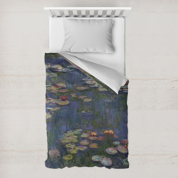 Custom Water Lilies by Claude Monet Toddler Duvet Cover