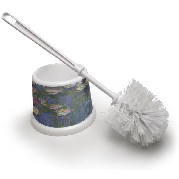 Custom Water Lilies by Claude Monet Toilet Brush