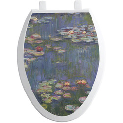 Water Lilies by Claude Monet Toilet Seat Decal - Elongated