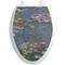 Water Lilies by Claude Monet Toilet Seat Decal Elongated