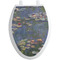 Water Lilies by Claude Monet Toilet Seat Decal - Elongated