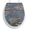 Water Lilies by Claude Monet Toilet Seat Decal - Round