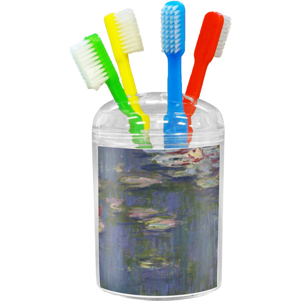 Custom Water Lilies by Claude Monet Toothbrush Holder