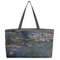 Water Lilies by Claude Monet Tote w/Black Handles - Front View