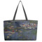 Water Lilies by Claude Monet Beach Totes Bag - w/ Black Handles