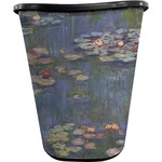 Water Lilies by Claude Monet Waste Basket - Single Sided (Black)