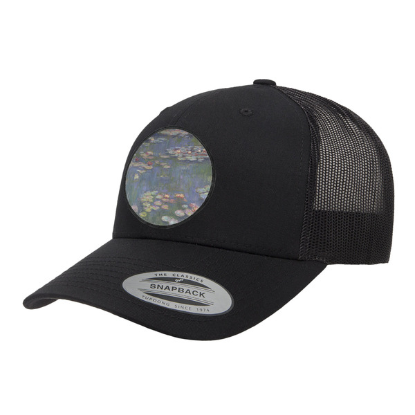 Custom Water Lilies by Claude Monet Trucker Hat - Black