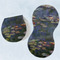 Water Lilies by Claude Monet Two Peanut Shaped Burps - Open and Folded