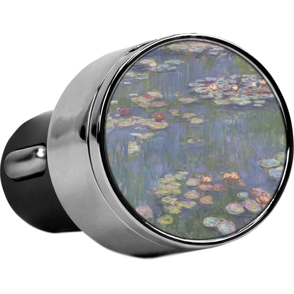 Custom Water Lilies by Claude Monet USB Car Charger