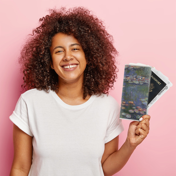 Water Lilies by Claude Monet Vinyl Document Holder - LIFESTYLE