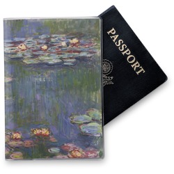 Water Lilies by Claude Monet Vinyl Passport Holder