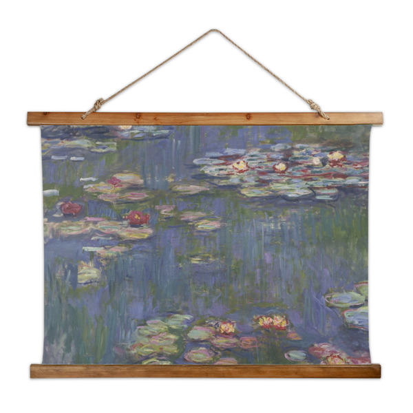 Custom Water Lilies by Claude Monet Wall Hanging Tapestry - Wide
