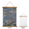 Water Lilies by Claude Monet Wall Hanging Tapestry - Portrait - APPROVAL