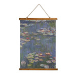 Water Lilies by Claude Monet Wall Hanging Tapestry - Tall