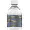 Water Lilies by Claude Monet Water Bottle Label - Single Front