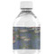 Water Lilies by Claude Monet Water Bottle Labels - Custom Sized