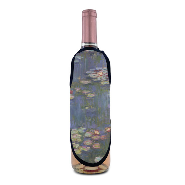 Water Lilies by Claude Monet Wine Bottle Apron - IN CONTEXT