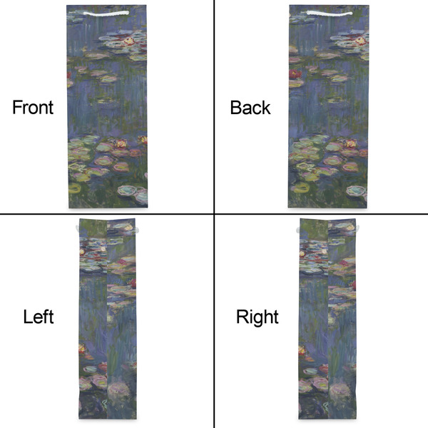 Water Lilies by Claude Monet Wine Gift Bag - Matte - Approval