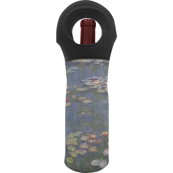 Custom Water Lilies by Claude Monet Wine Tote Bag
