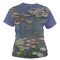 Water Lilies by Claude Monet Women's T-shirt Back
