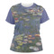 Water Lilies by Claude Monet Women's Crew T-Shirt - X Large