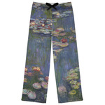 Water Lilies by Claude Monet Womens Pajama Pants - 2XL