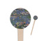 Water Lilies by Claude Monet Wooden 4" Food Pick - Round - Closeup