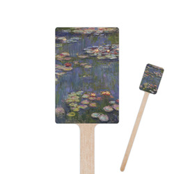 Water Lilies by Claude Monet 6.25" Rectangle Wooden Stir Sticks - Double Sided
