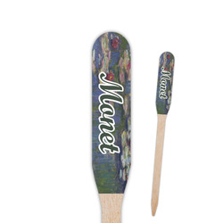 Water Lilies by Claude Monet Paddle Wooden Food Picks - Double Sided