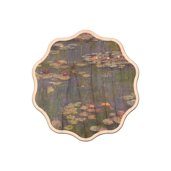 Custom Water Lilies by Claude Monet Genuine Maple or Cherry Wood Sticker