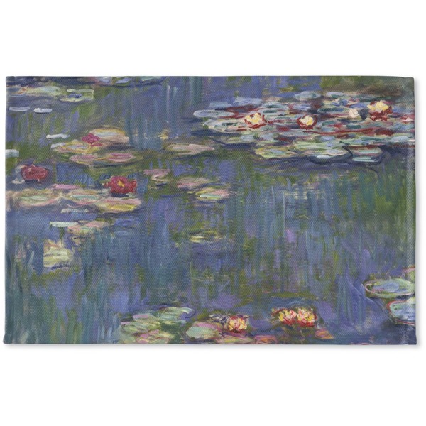 Custom Water Lilies by Claude Monet Woven Mat