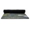 Water Lilies by Claude Monet Yoga Mat Rolled up Black Rubber Backing