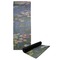 Water Lilies by Claude Monet Yoga Mat with Black Rubber Back Full Print View