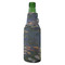 Water Lilies by Claude Monet Zipper Bottle Cooler - ANGLE (bottle)